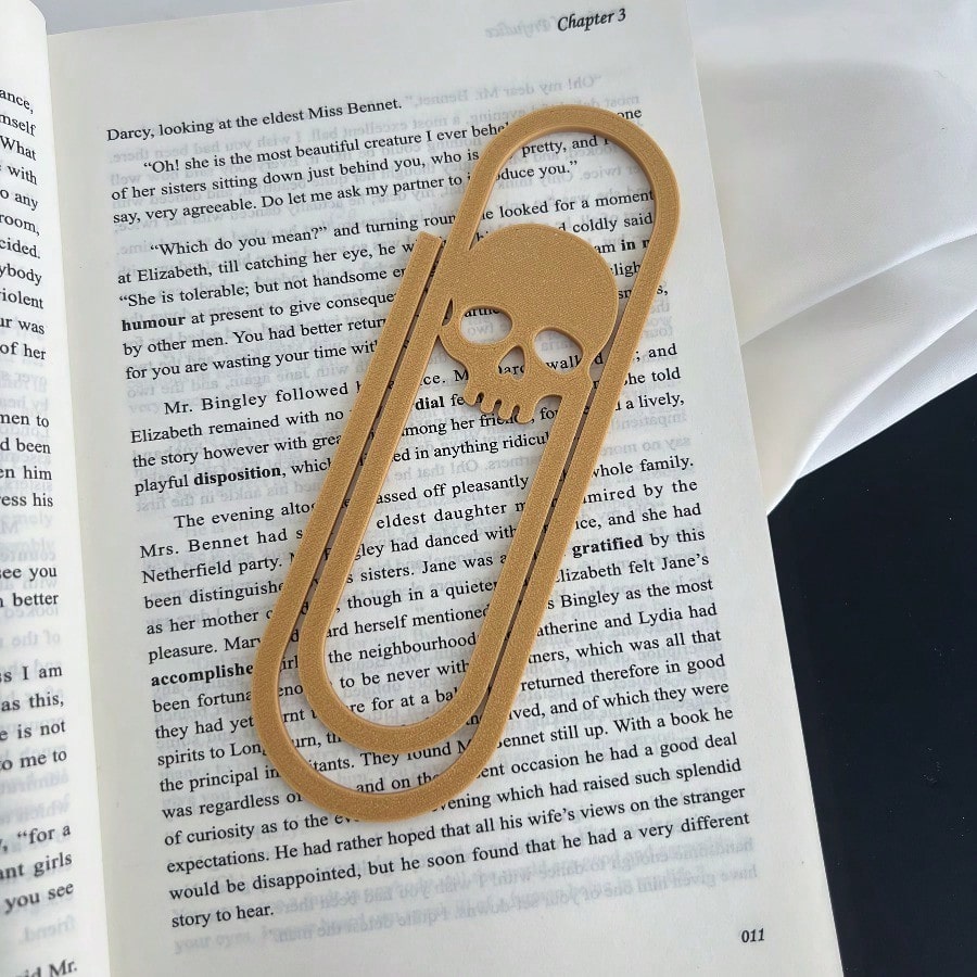 Bookmark Magnetic Clip - Creative Giant Skeleton Paper Clip Bookmarks,