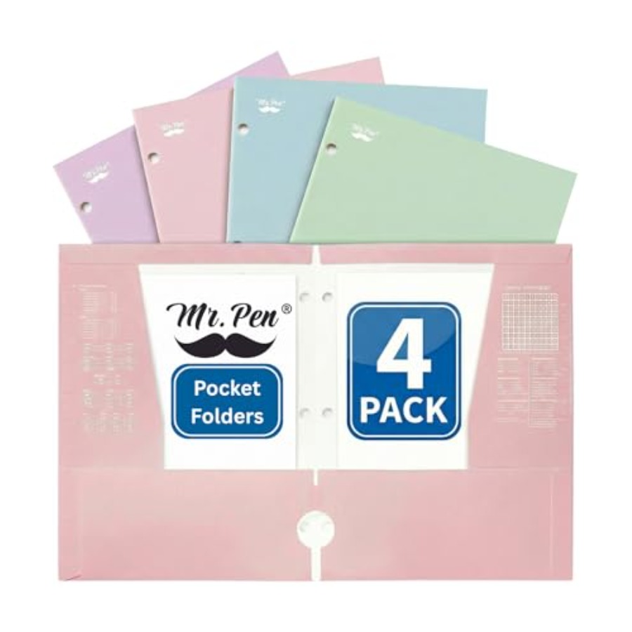 Paper Punch 3 Hole - 4-Pocket Folders,,12.5