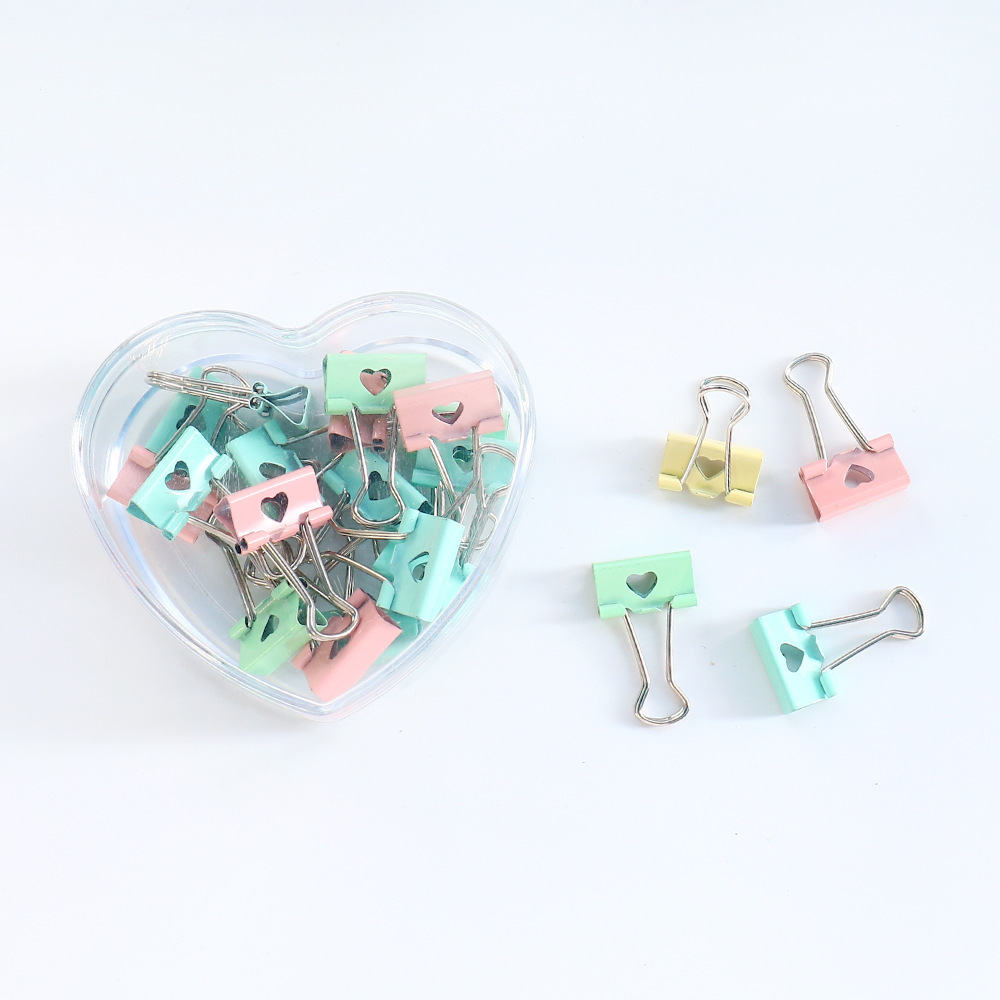 Ideal Stationery & Office Supply - 12 cute heart-shaped folder folders, randomly