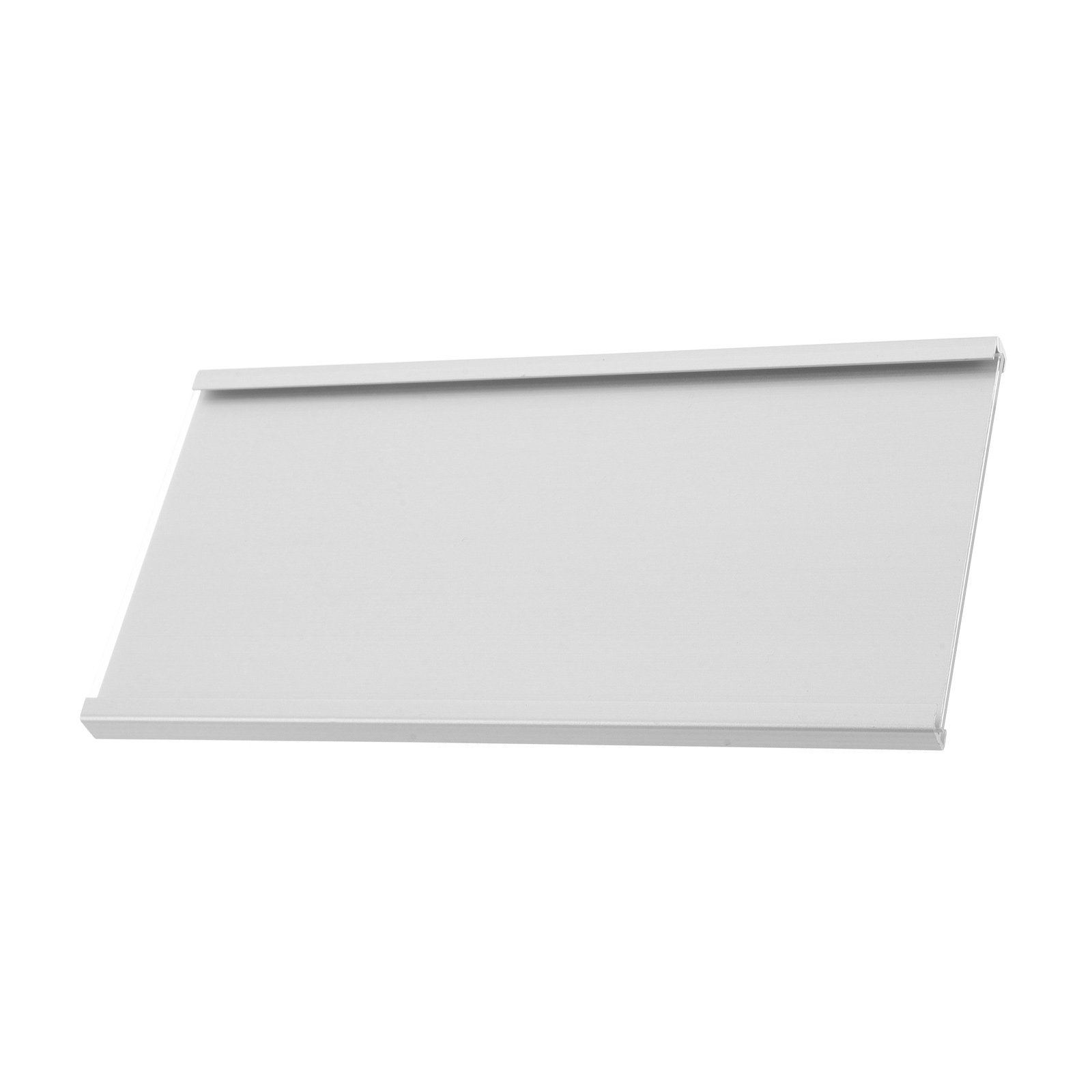 Desk Name Plate - Sleek Aluminum Name Plate Holder 12x24cm