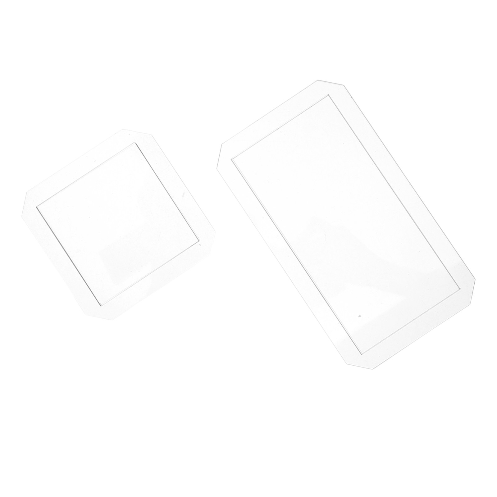 Ruler Set Transparent - 4Pcs Acrylic Quilting Templates Set Rectangular