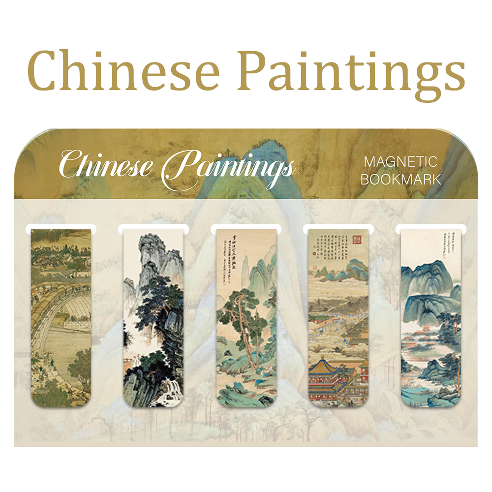 5PCS Chinese Ancient Style Mag - Bookmark Magnetic Clip のレビューと価格