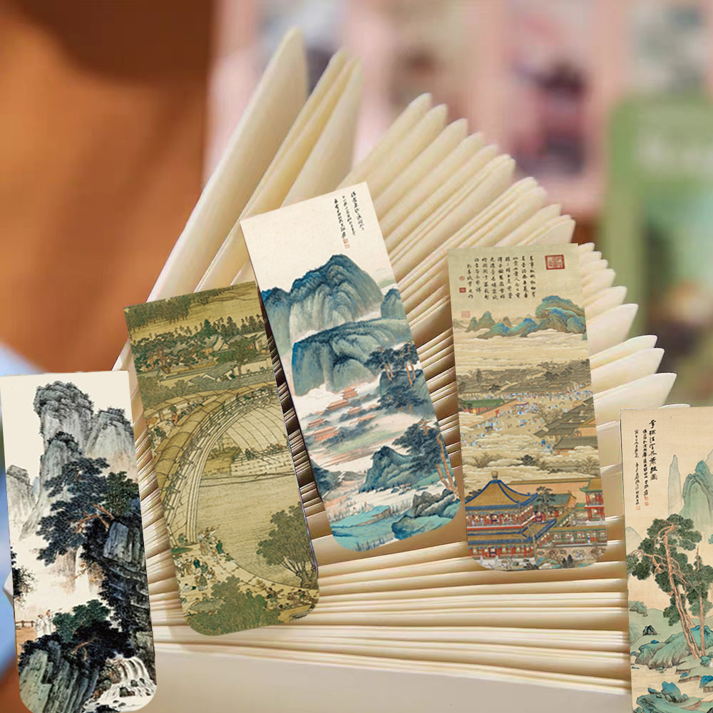 5PCS Chinese Ancient Style Mag - Bookmark Magnetic Clip のレビューと価格