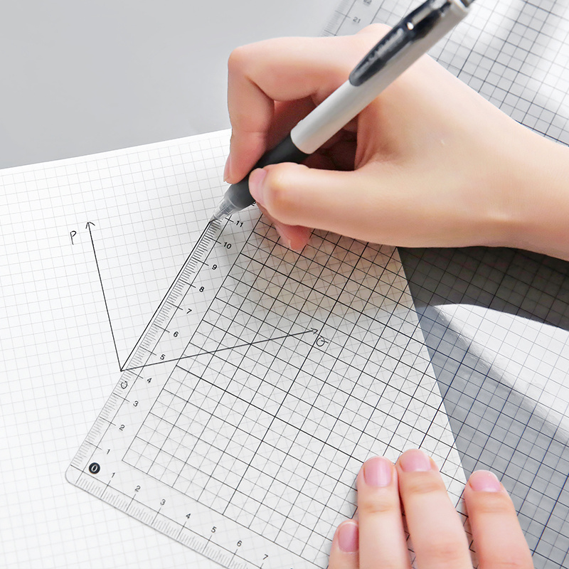 Transparent Ruler Board A4 B5  - Ruler Set Transparent のレビューと価格