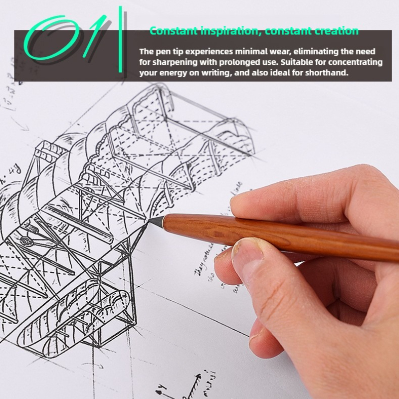 Wooden Eternal Pencil No Sharp - Office Stationery And Supply のレビューと価格