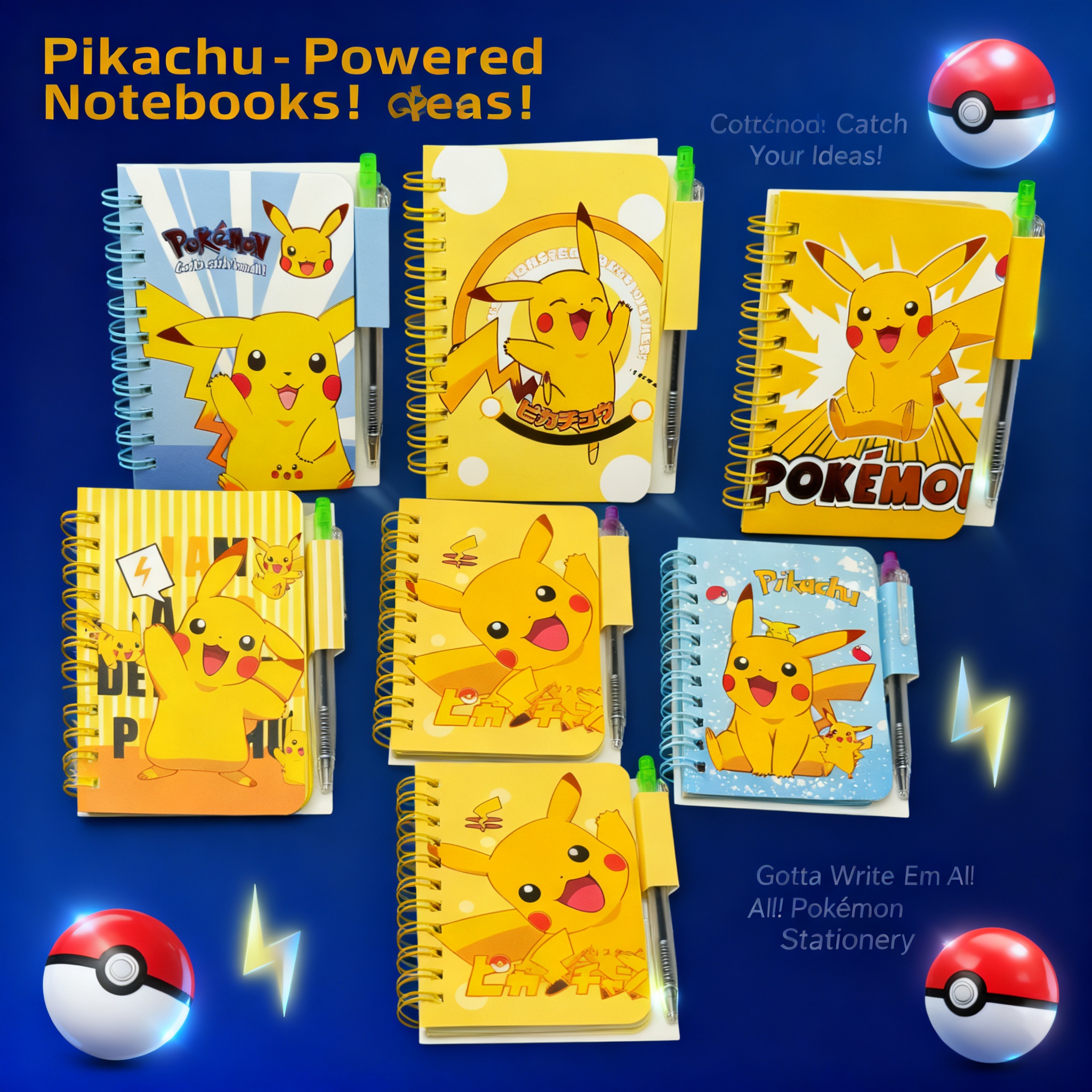 Pokemon Pikachu Cute Cartoon N - Office Stationery And Supply のレビューと価格