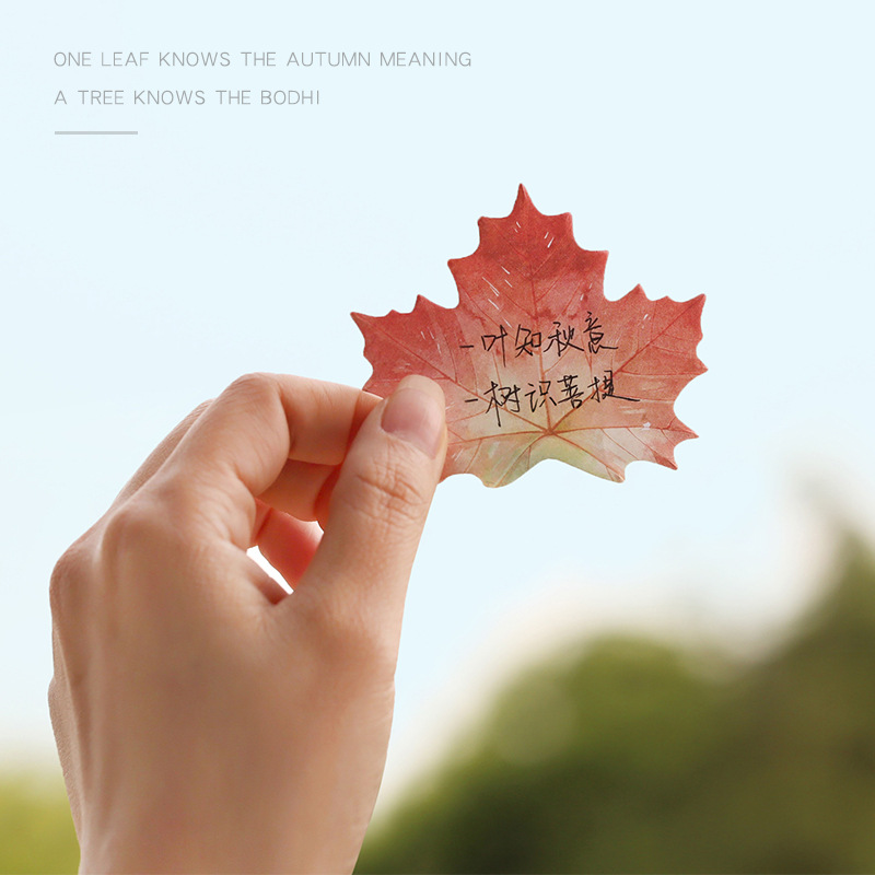 30 Pcs Leaf Sticky notes Plann - Office Stationery Supply List のレビューと価格