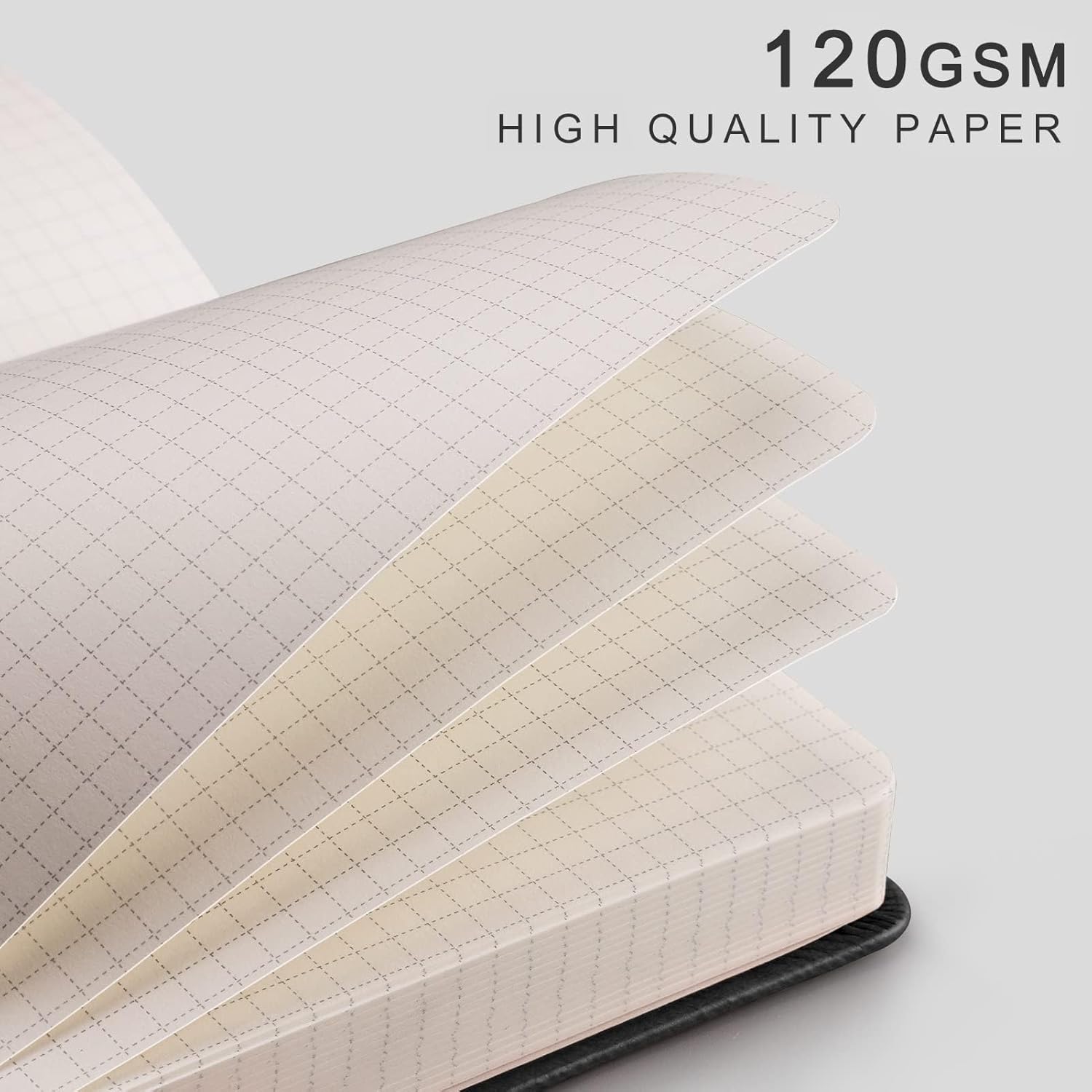 A5 Graph Notebook 256 Pages Ha - Journal Leather Hardcover のレビューと価格