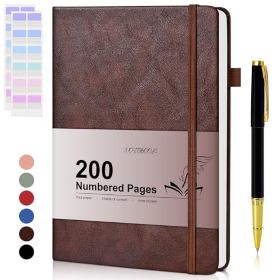 Lined Journal Notebook for Men - Journal Leather Hardcover のレビューと価格