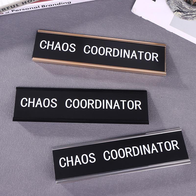 1pc New Desk Sign Funny Signs  - Desk Name Plate のレビューと価格