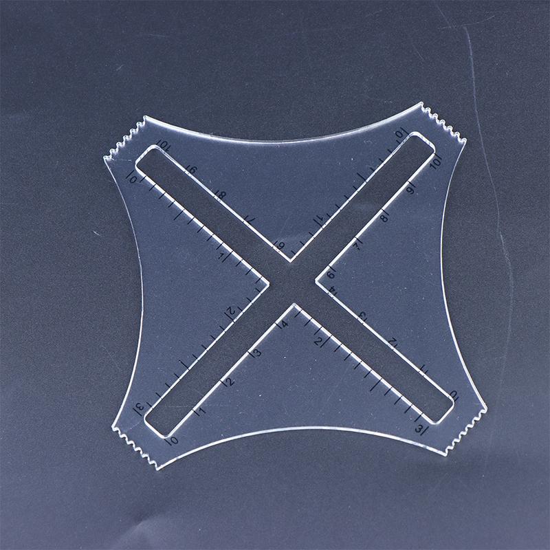 Acrylic Transparent Knitting D - Ruler Set Transparent のレビューと価格
