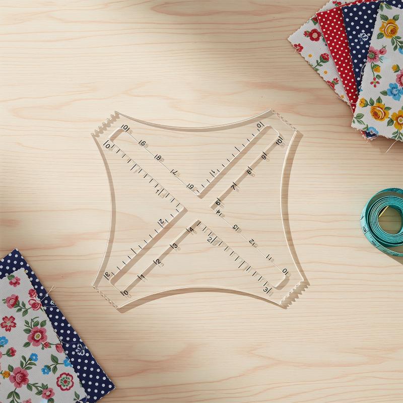Acrylic Transparent Knitting D - Ruler Set Transparent のレビューと価格
