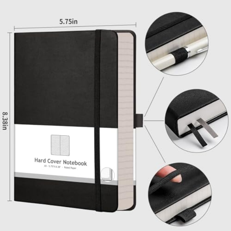 Thick Journal Lined Notebook - - Journal Leather Hardcover のレビューと価格