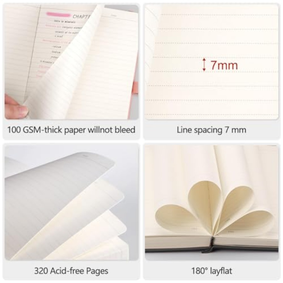 Thick Journal Lined Notebook - - Journal Leather Hardcover のレビューと価格