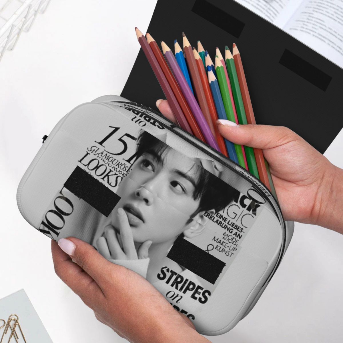 Cha EunWoo Kpop Astro Pencil C - Stationery And Office Supply Chain のレビューと価格