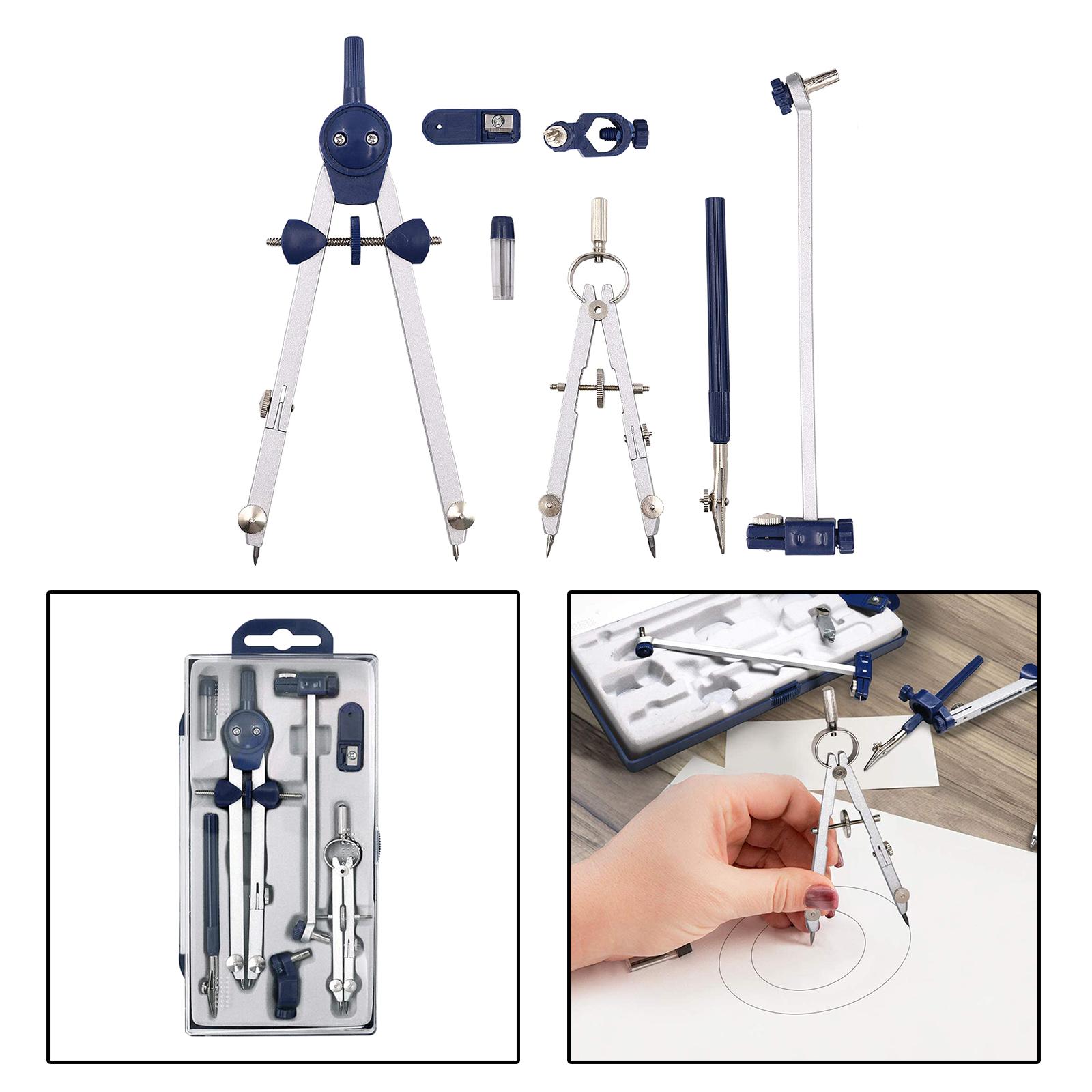7Pcs Geometry Set , Geometry P - Compass Geometry Set のレビューと価格