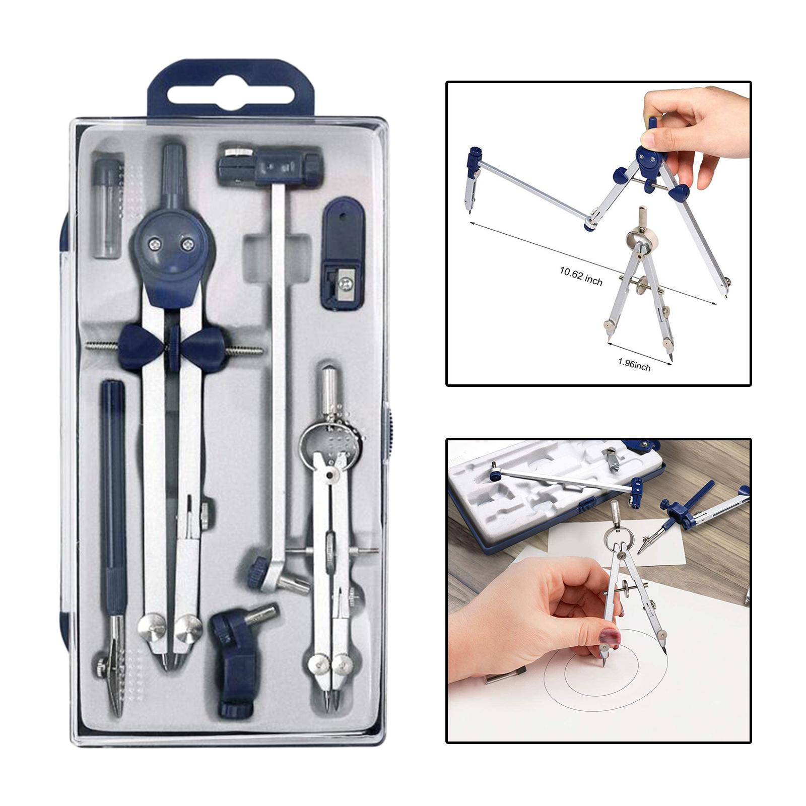 7Pcs Geometry Set , Geometry P - Compass Geometry Set のレビューと価格