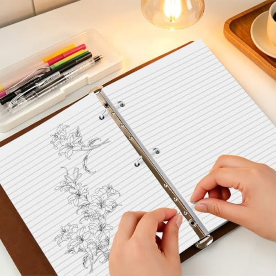 3 Pack Half Letter Lined Paper - Paper Punch 3 Hole のレビューと価格