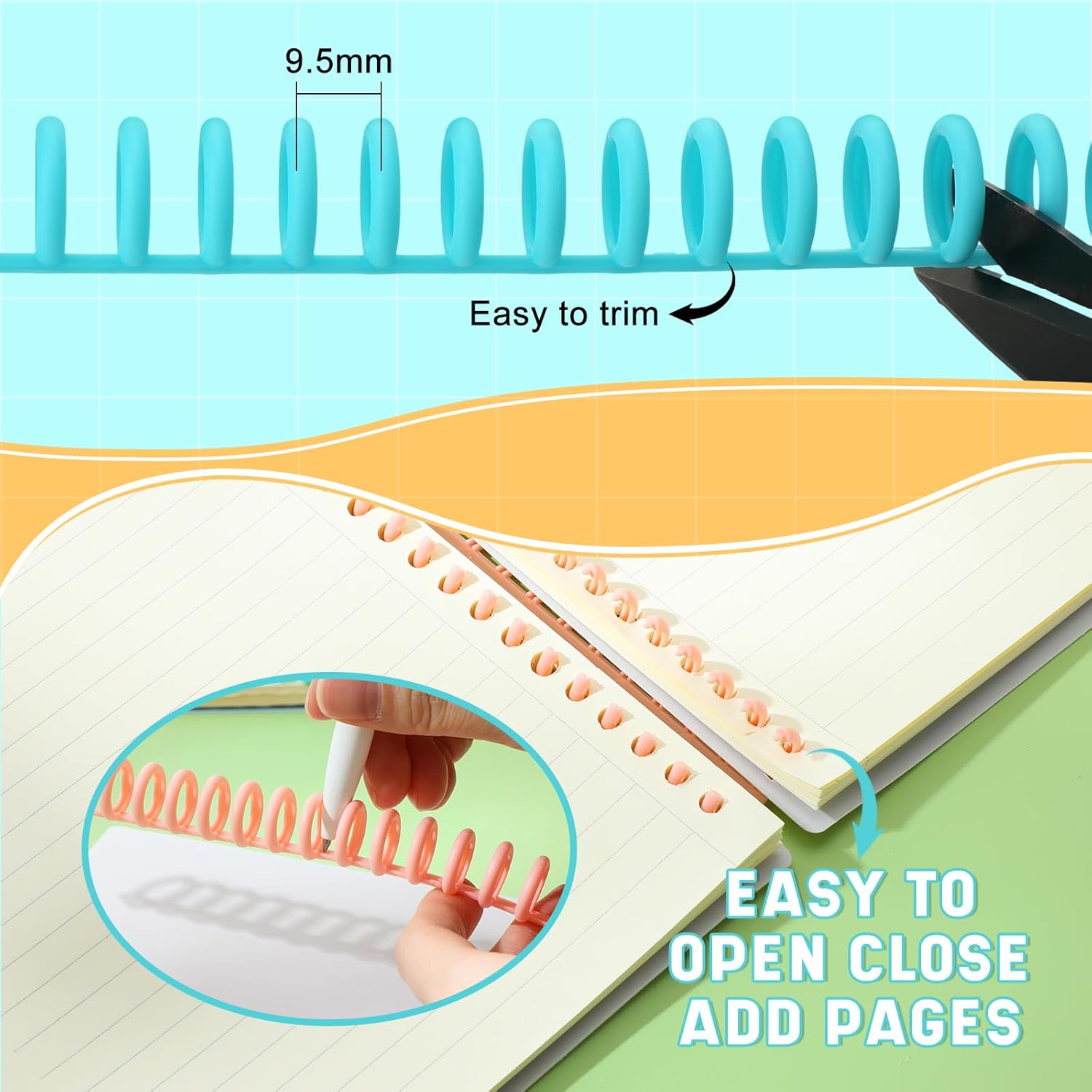 50 Pcs Comb Binding Spines 1/2 - Binding Comb Plastic のレビューと価格