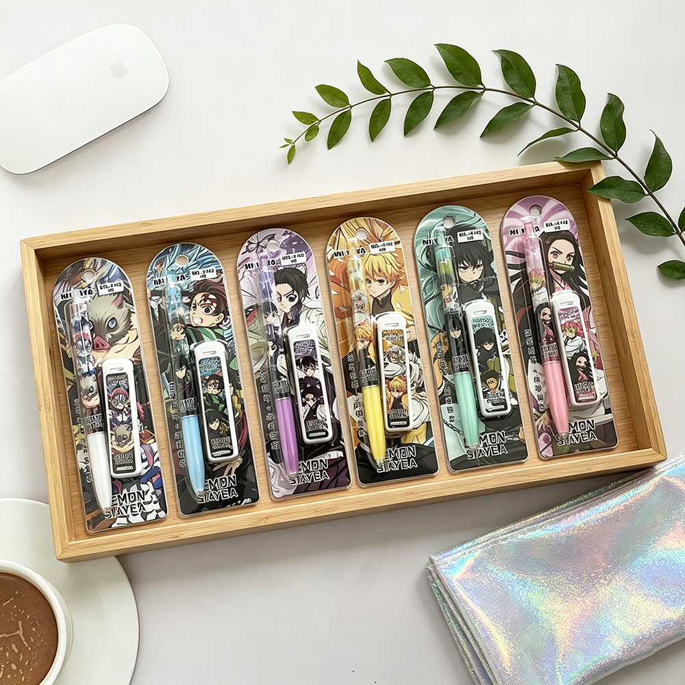 Random 1/6pcs Kawaii Demon Sla - Stationery Supplier のレビューと価格