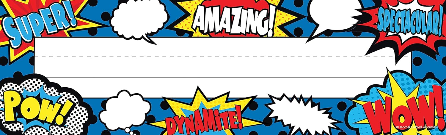 Superhero Flat Name Plates for - Desk Name Plate のレビューと価格