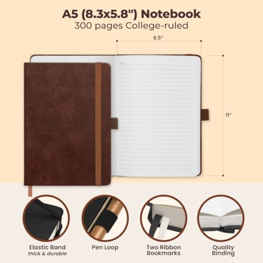 Lined Leather Bound Journal No - Journal Leather Hardcover のレビューと価格