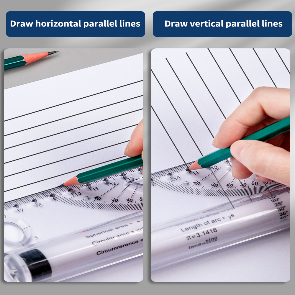 30cm Transparent Parallel Roll - Ruler Set Transparent のレビューと価格