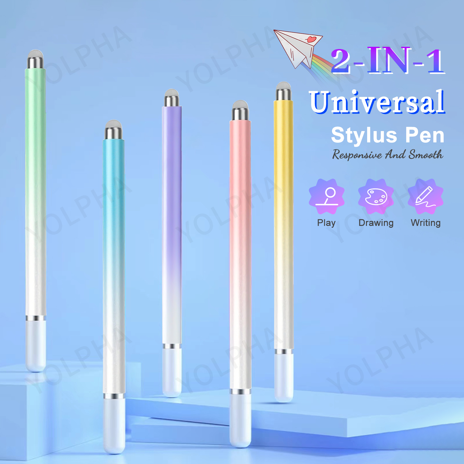 2 in 1 Universal Stylus Pen fo - Sticky Note Cube のレビューと価格