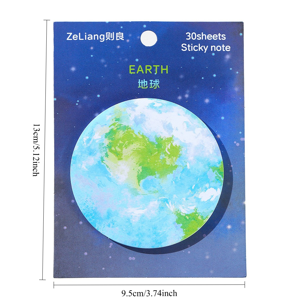 Moon Earth Sticky Notes Cute F - Sticky Note Cube のレビューと価格