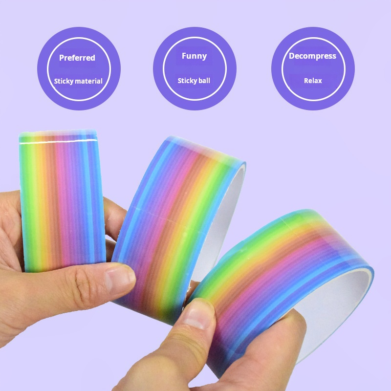 1pcs Rainbow Balls Sticky Ball - Glue Stick Pack のレビューと価格