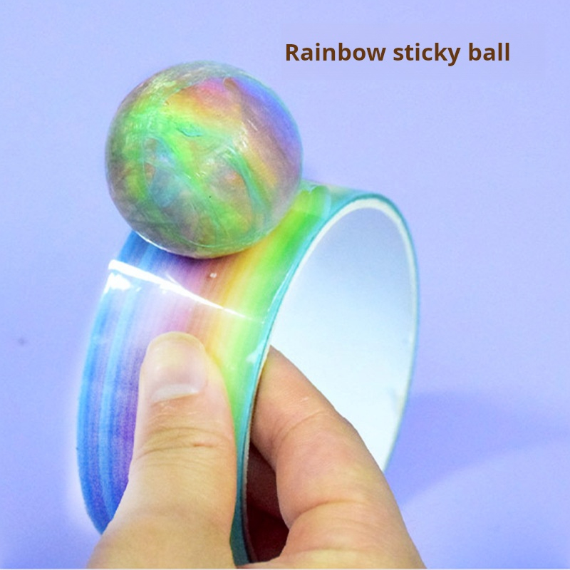1pcs Rainbow Balls Sticky Ball - Glue Stick Pack のレビューと価格