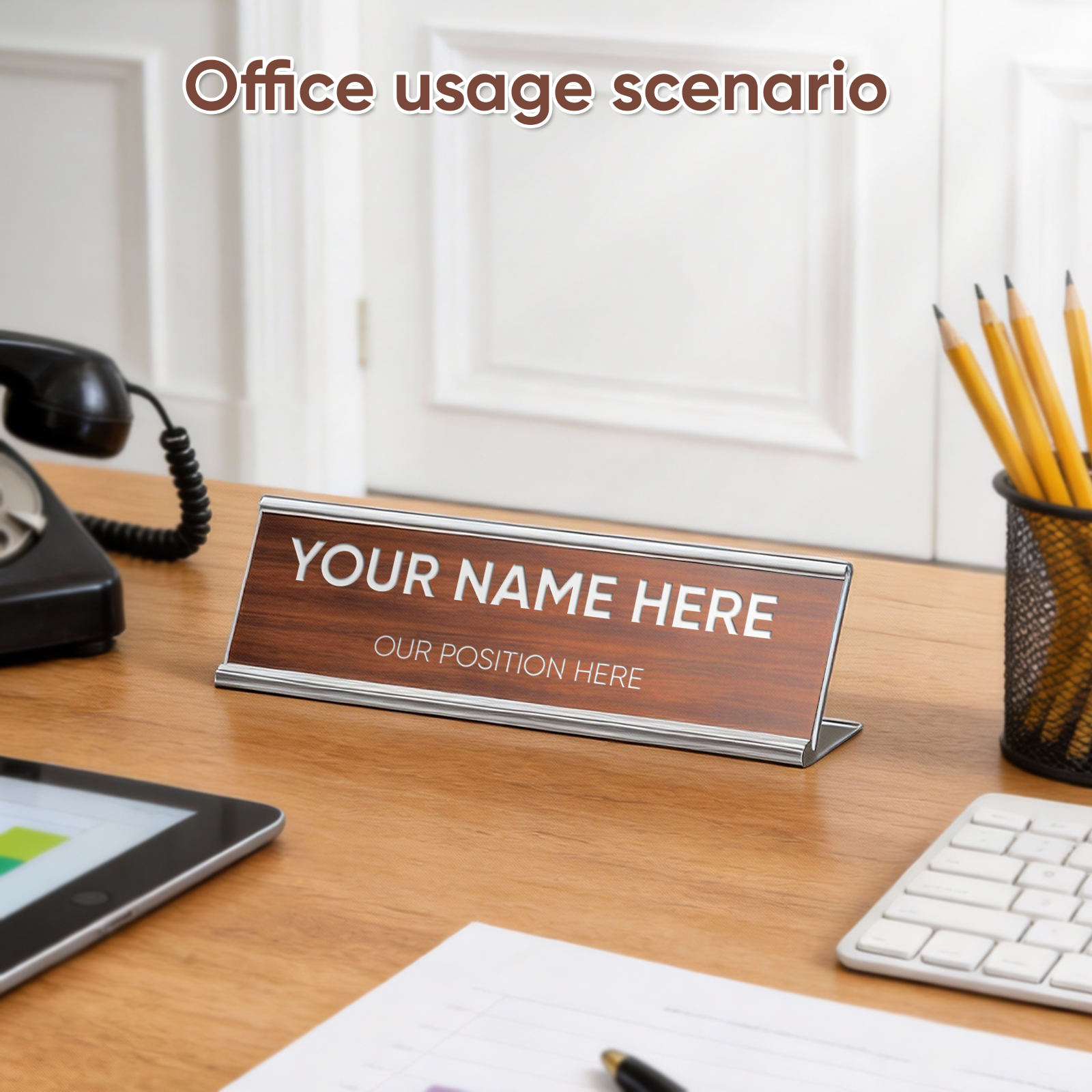 Free Personalized Custom Offic - Desk Name Plate のレビューと価格