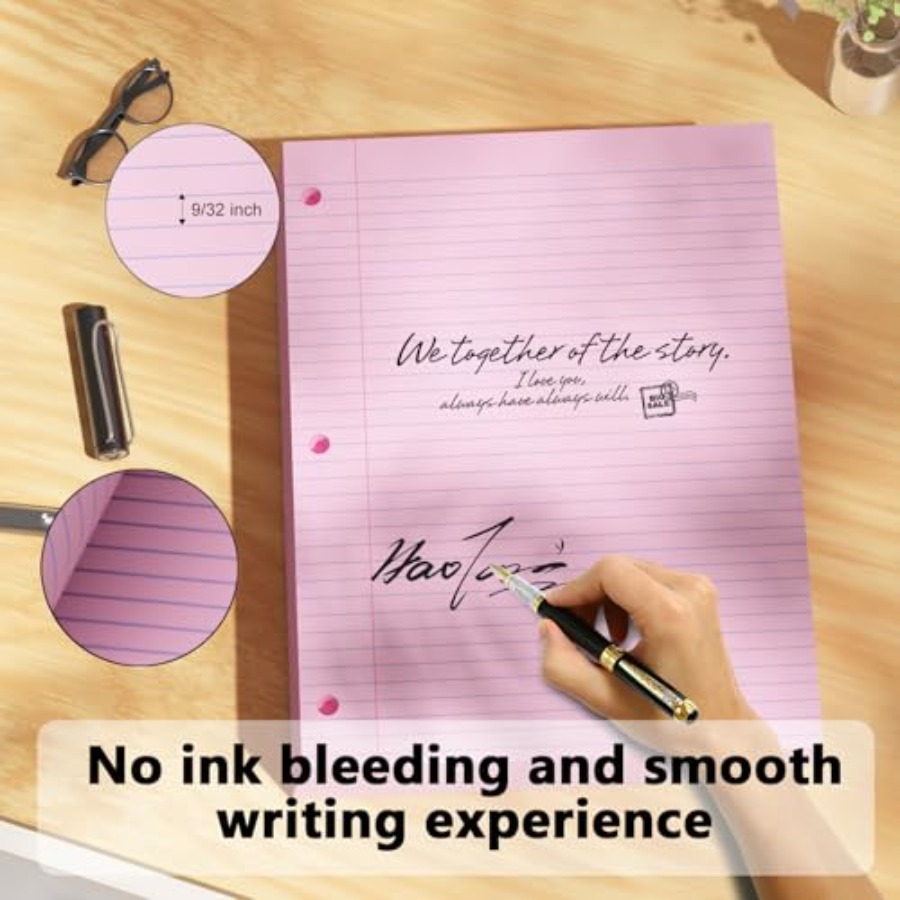Loose Leaf Paper 00 Sheets Col - Paper Punch 3 Hole のレビューと価格