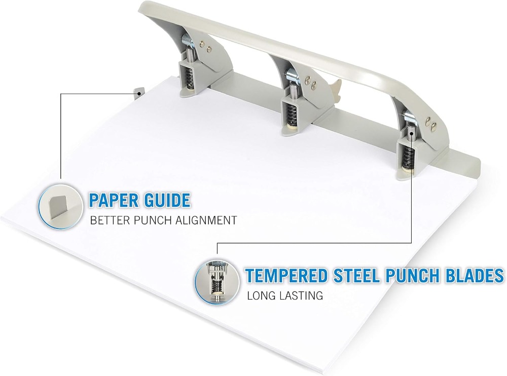 Medium-Duty 3 Hole Paper Punch - Paper Punch 3 Hole のレビューと価格