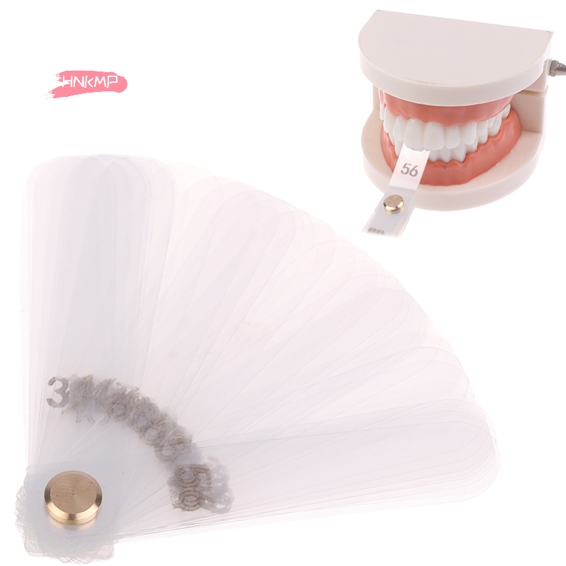 56Pcs Dental Interproximal Red - Ruler Set Transparent のレビューと価格