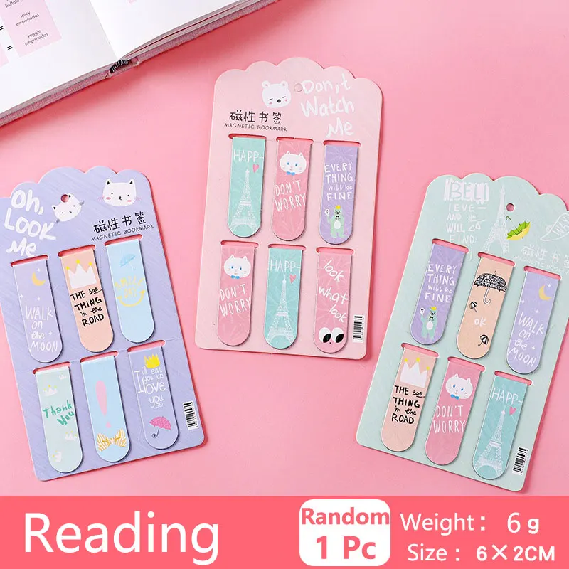 Bookmarks Teaching Reading Boo - Bookmark Magnetic Clip のレビューと価格