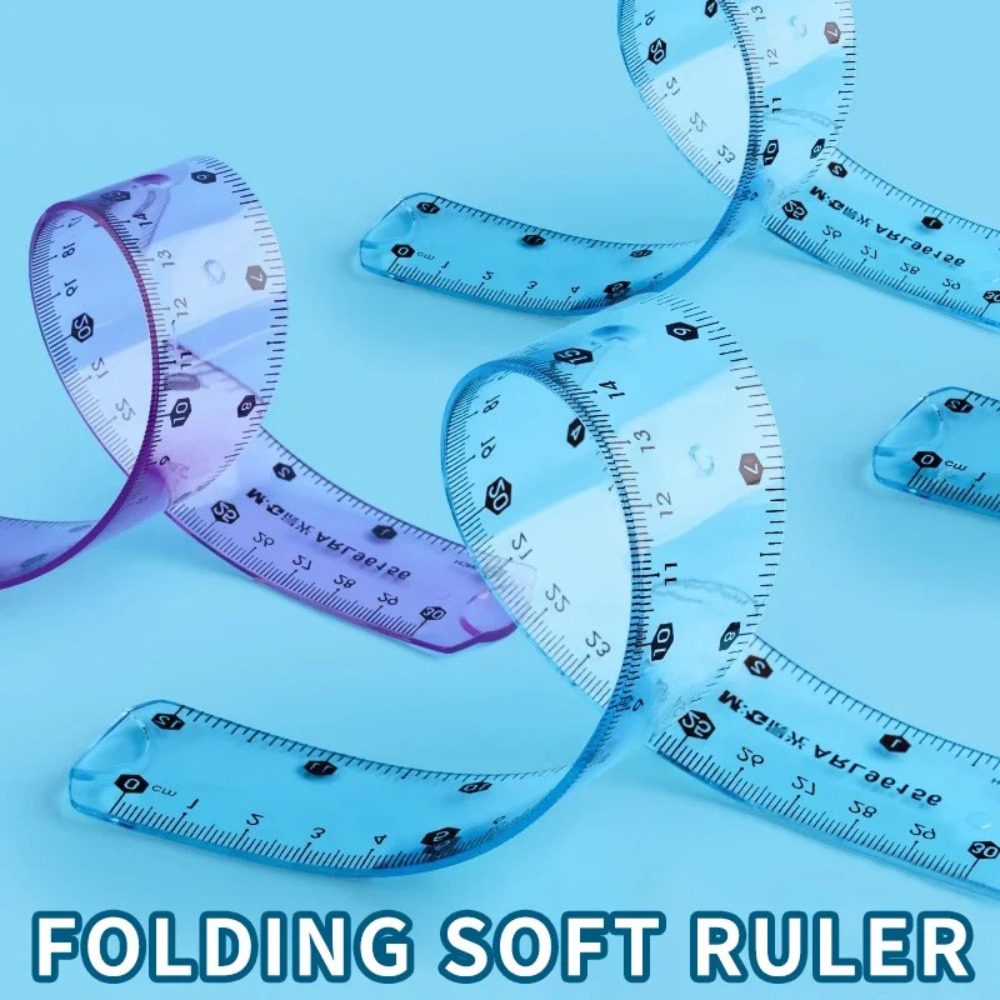 1/3pcs Transparent Soft Ruler, - Ruler Set Transparent のレビューと価格
