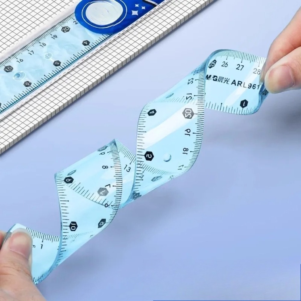 1/3pcs Transparent Soft Ruler, - Ruler Set Transparent のレビューと価格
