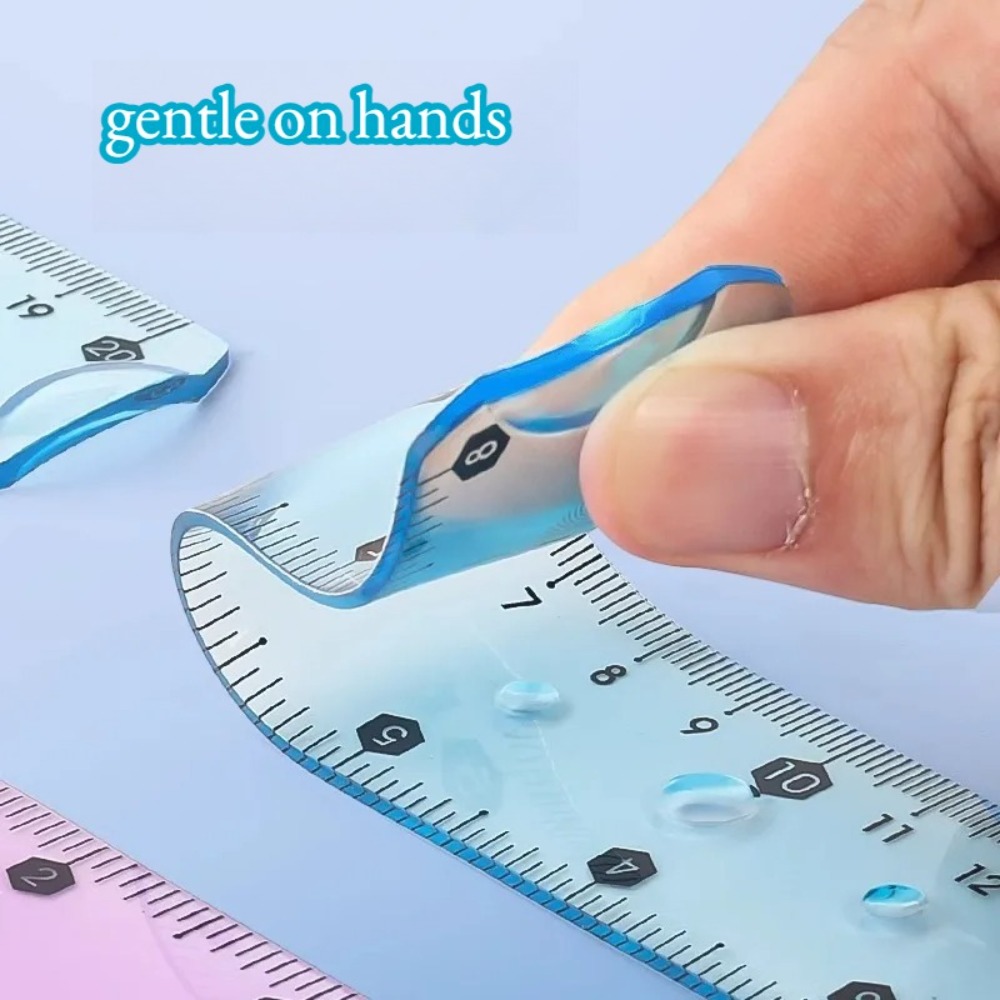 1/3pcs Transparent Soft Ruler, - Ruler Set Transparent のレビューと価格