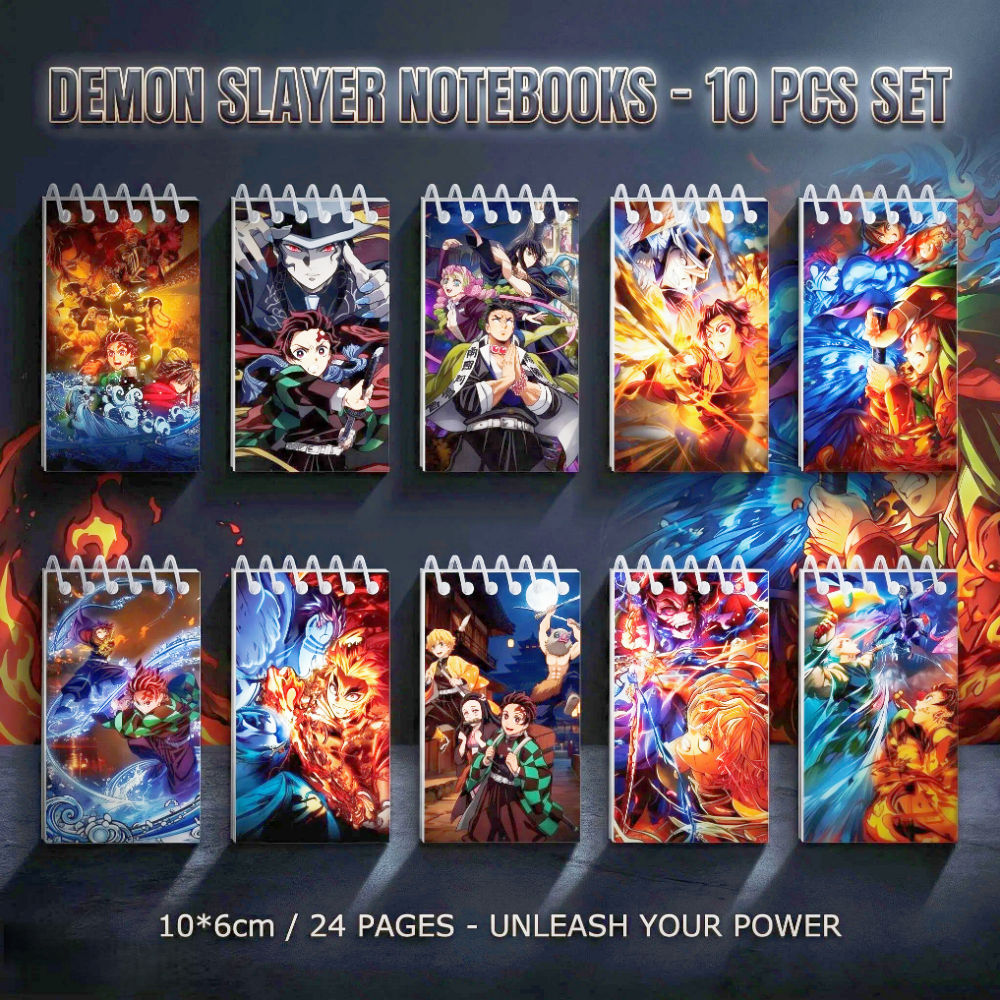 10PCS Demon Slayer Notepads. S - Office Stationery And Supply のレビューと価格
