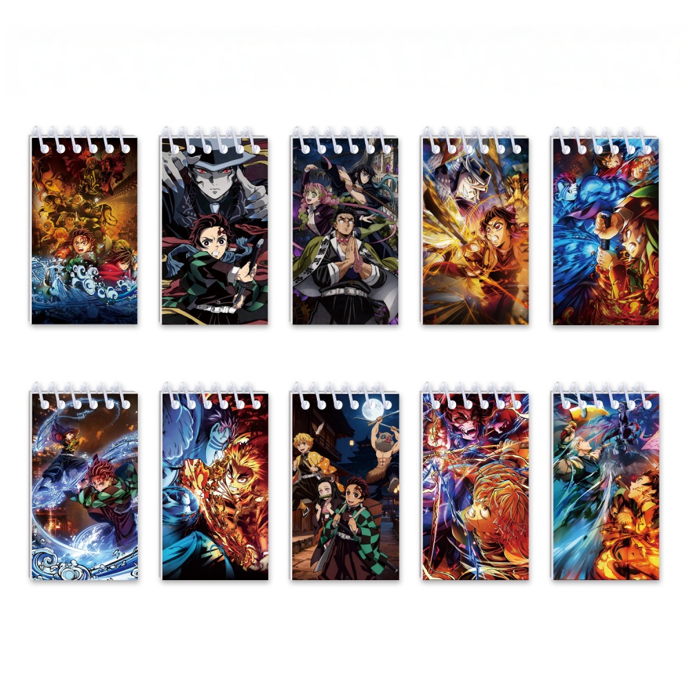 10PCS Demon Slayer Notepads. S - Office Stationery And Supply のレビューと価格