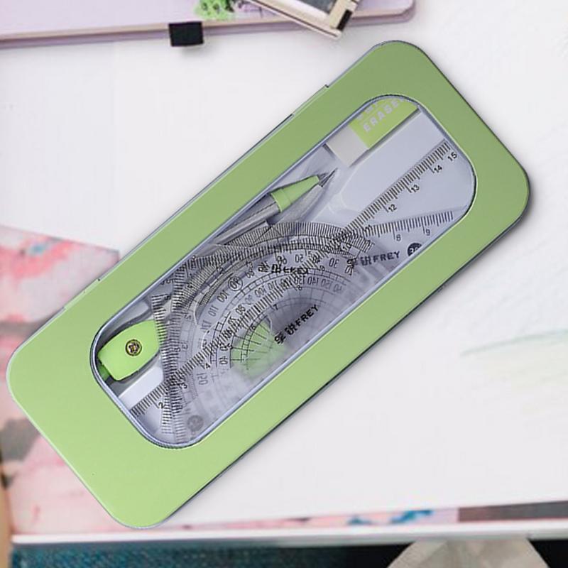 Protractor And Compass Set Mat - Compass Geometry Set のレビューと価格