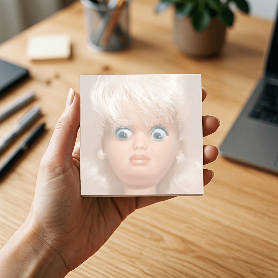 1 funny creepy face doll notep - Ideal Stationery & Office Supply のレビューと価格