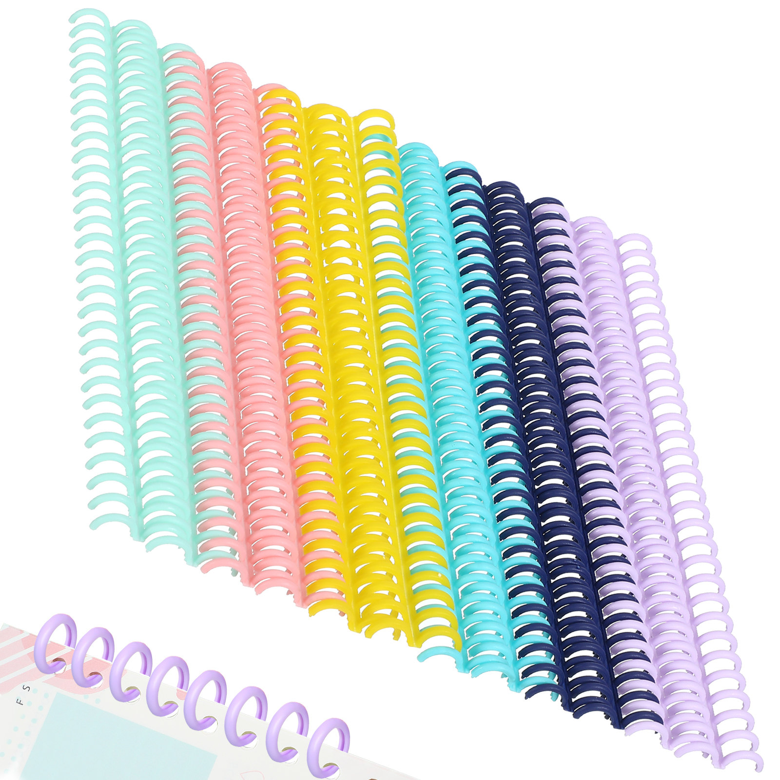 12Pcs Adjustable Binding Combs - Binding Comb Plastic のレビューと価格