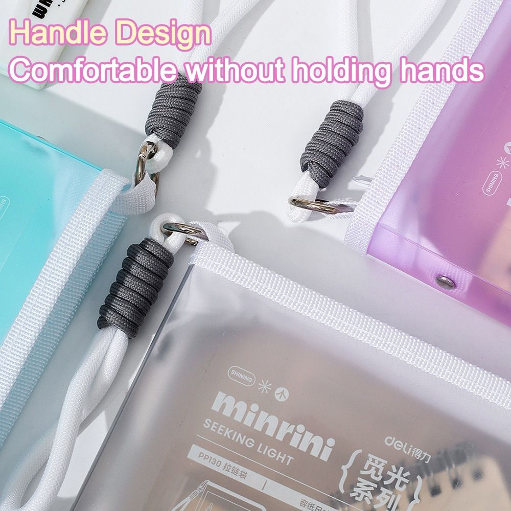 Portable Transparent A4 Zipper - Office Stationery And Supply のレビューと価格