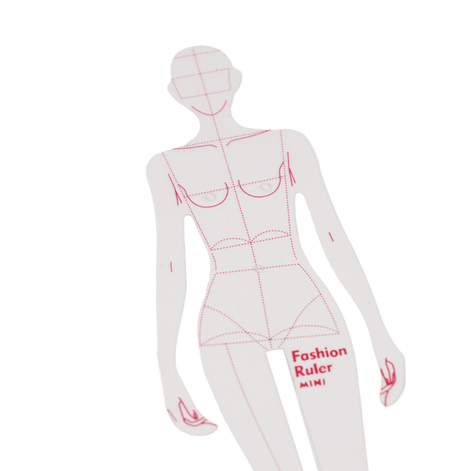 Transparent Plastic Fashion De - Ruler Set Transparent のレビューと価格