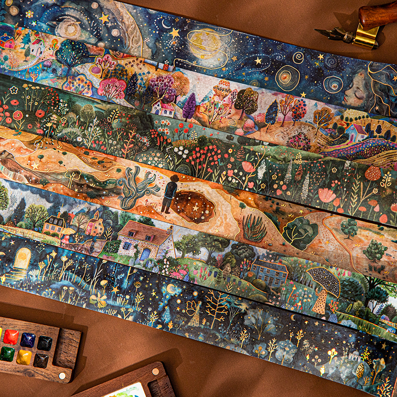 1~6Roll Vintage Illustration A - Washi Tape Set のレビューと価格