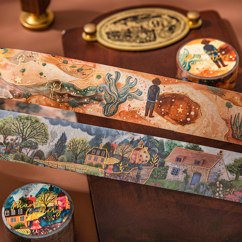 1~6Roll Vintage Illustration A - Washi Tape Set のレビューと価格