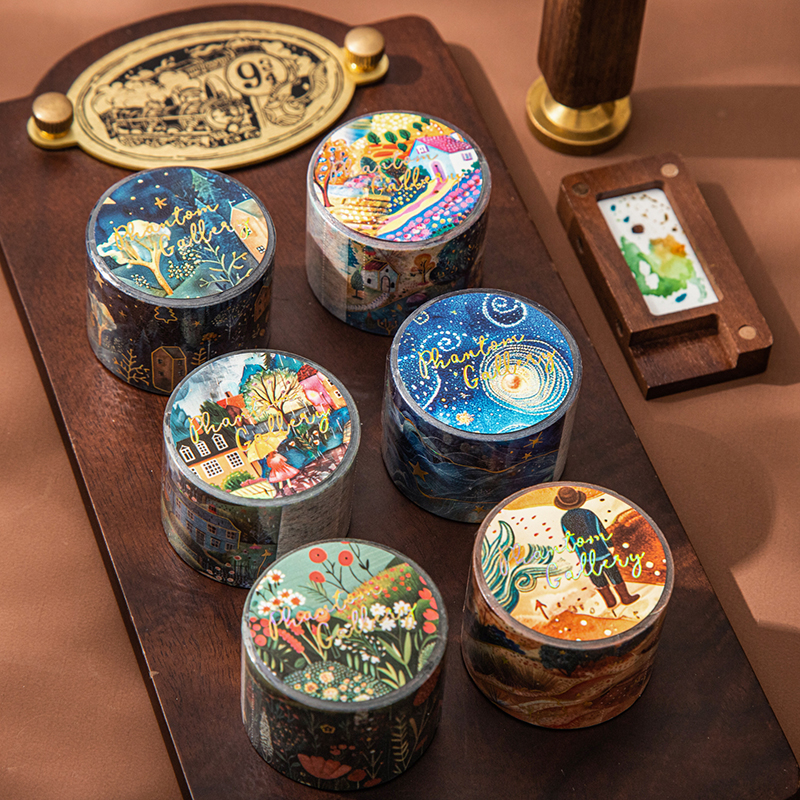 1~6Roll Vintage Illustration A - Washi Tape Set のレビューと価格