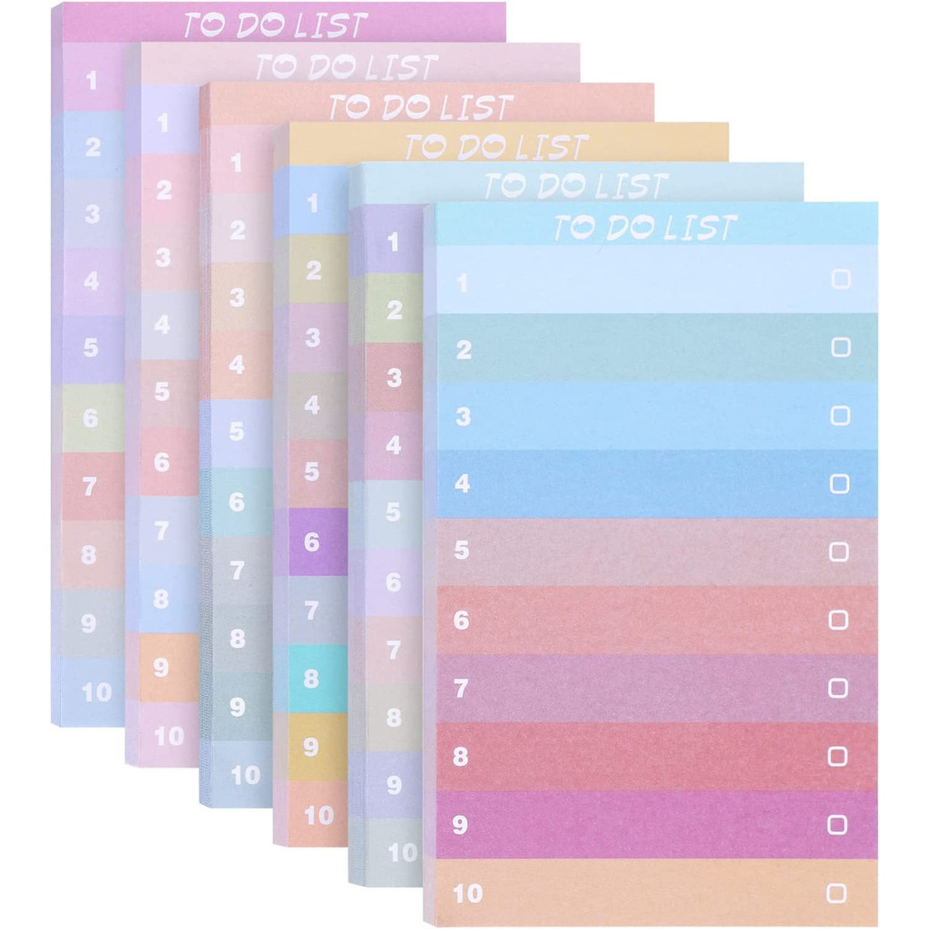 50 Pages Colorful Gradient Sti - Office Stationery Supply List のレビューと価格